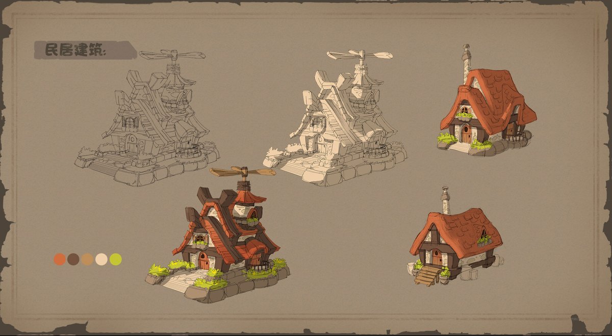 SongOfPrairie's tweet photo. Hi guys, We are new on twitter, another #indiegame is in the making! This is the residential building in the game. This building has three levels. We can upgrade it through our efforts。#SongOfPrairie #ScreenshotSaturday https://t.co/D0LSiFSIjF