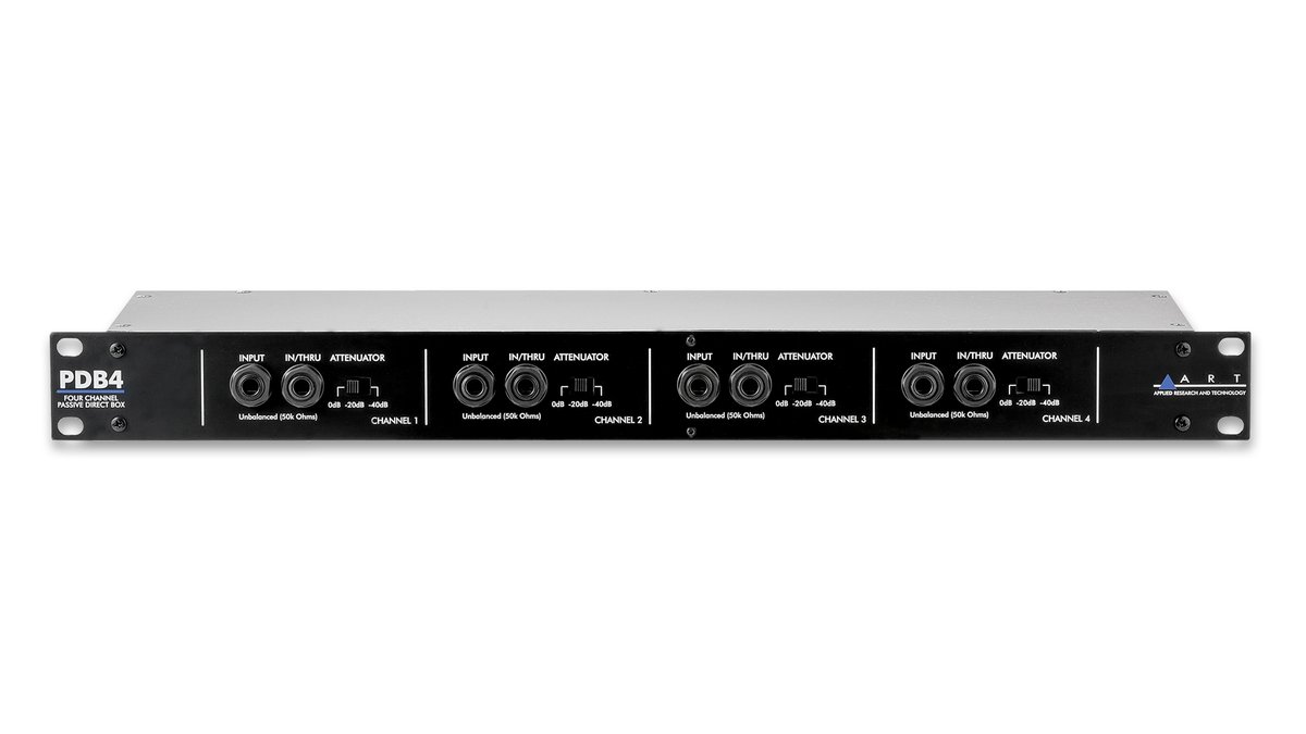 TASCAMUK's tweet photo. The #ART #PDB4 is a four-channel #passivedirect box that features four quality fully #transformer #isolated direct boxes in a 1U 19-inch rack mount chassis.
https://t.co/X6NlpuHKRo https://t.co/E7TA4ktPbQ