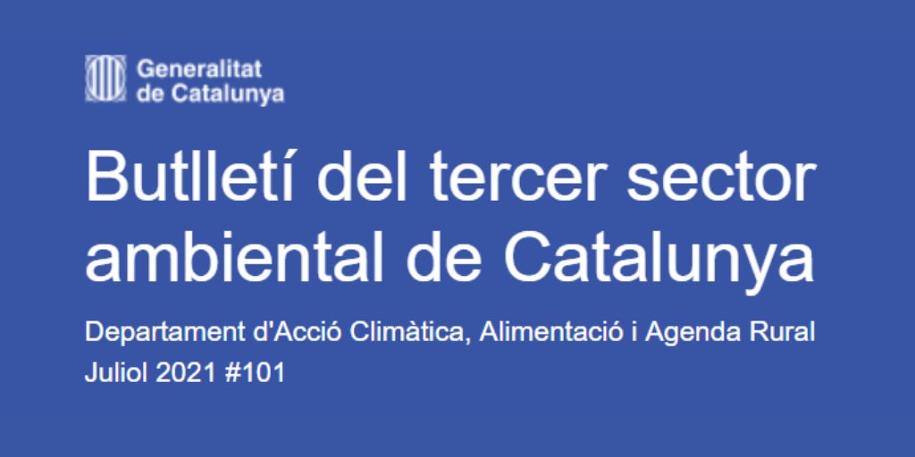 transicioeco's tweet photo. Actualitat, eines i recursos per a les #EntitatsAmbientals, al nou número del butlletí #TSAcat
ℹ️ https://t.co/ifWMcpIoAt https://t.co/rSXhS98pZt