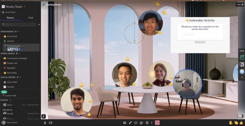 "The Nooks team solved a problem I’d been having even before the pandemic: how to cultivate community at work when some or all of the team is remote." buff.ly/2UNcbGo