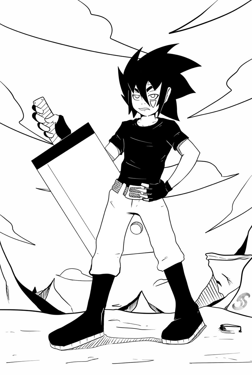JuuniSuta's tweet photo. Te debía un dibujo, viejo amigo. Hace tiempo que no formas parte de mis últimos dibujos y, aunque te tenga ausente, siempre ocupas un lugar en mi corazón. #Draw #Drawing #Art #DigitalArt #Pen #Ink #JuuniSuta #SutaDraws #Sketch #MangaDrawing #OCharacter #AnimeArt #Manga #MangaArt https://t.co/vy9B1E6WRy