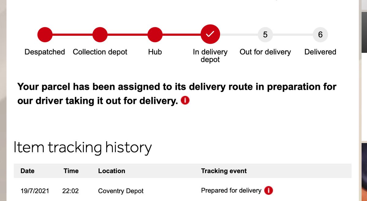 Chris_M_Ward's tweet image. Parcel just delivered by @parcelforce ✅

Online tracking says it’s still in the Coventry depot. 🤦🏻‍♂️ 
If a job’s worth doing, it’s worth doing well……… 🙄

#Parcelforce