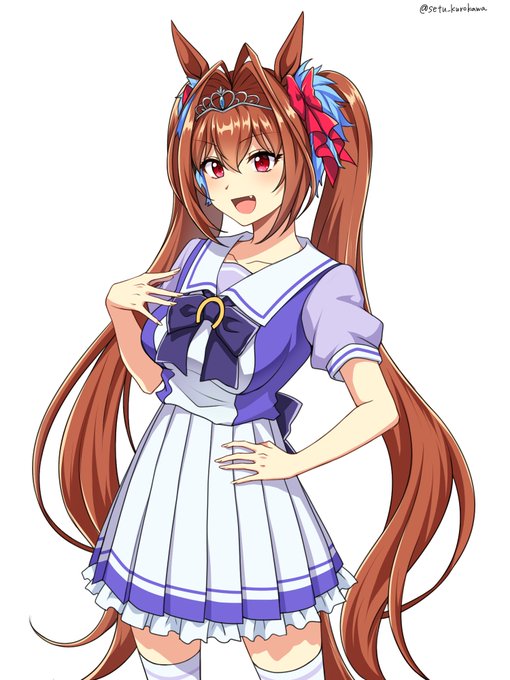 ずっと描きたかったダイワスカーレット 