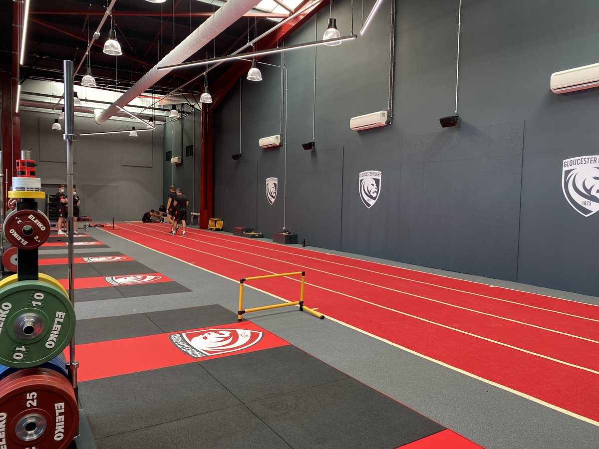 And just like that the <a href="/gloucesterrugby/">Gloucester Rugby 🍒</a> team have a new training facility. Yesterday the club welcomed the players into their new space for pre-season training and it looks like the Olympic lifting spaces and weights went down a treat🏋️🏃‍♂️🚴🏋️‍♀️