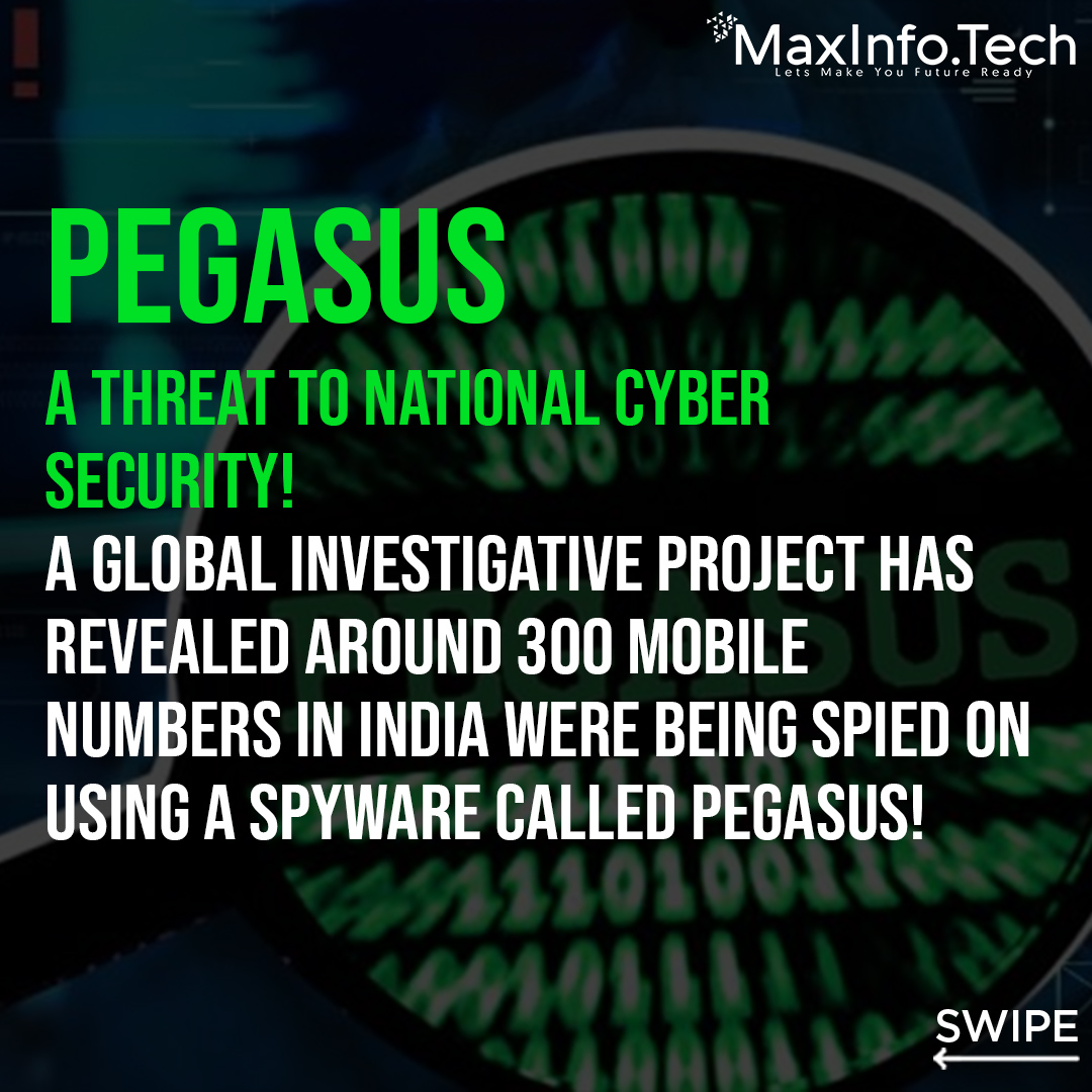 maxinfot's tweet photo. BEWARE of Pegasus!
#cybersecurity #cybercrime #malwareattack https://t.co/MezzjjgJmc
