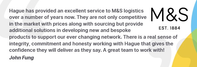 We've had the pleasure of working with M&amp;S over a number of years, working on the following:

✔️ Receiving labels 
✔️ Barcode labels
✔️ Return labels 
✔️ URN labels 
✔️ Black out labels

Learn more about our labelling solutions: hague-group.com/services/label… #warehouselabels #labels