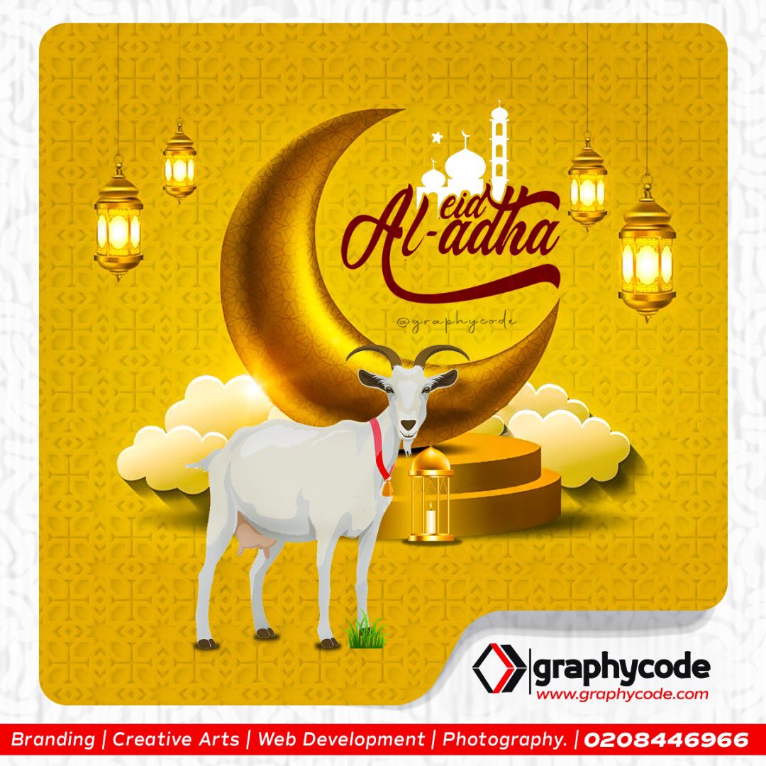 graphycode's tweet photo. #EidMubarak Eid Mubarak to all Muslims across the globe and Happy Holiday everyone 🥰🥰 from @graphycode with ❤️

Kindly Comment ✍️ Like 👍🏽 and share 📲 

 @graphycode concept 

#CreativeArts #Webdesign #photography #socialmediamarketing 
#HappyEid #EidAlAdha2021 https://t.co/AwxGKz3nPv
