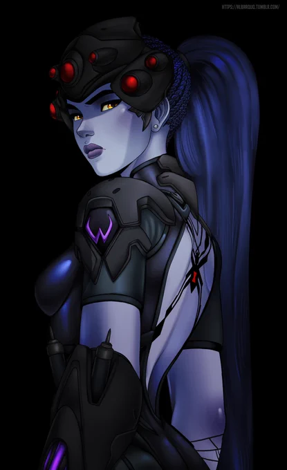 Yes I can draw Widowmaker according to canon too I just choose not to 