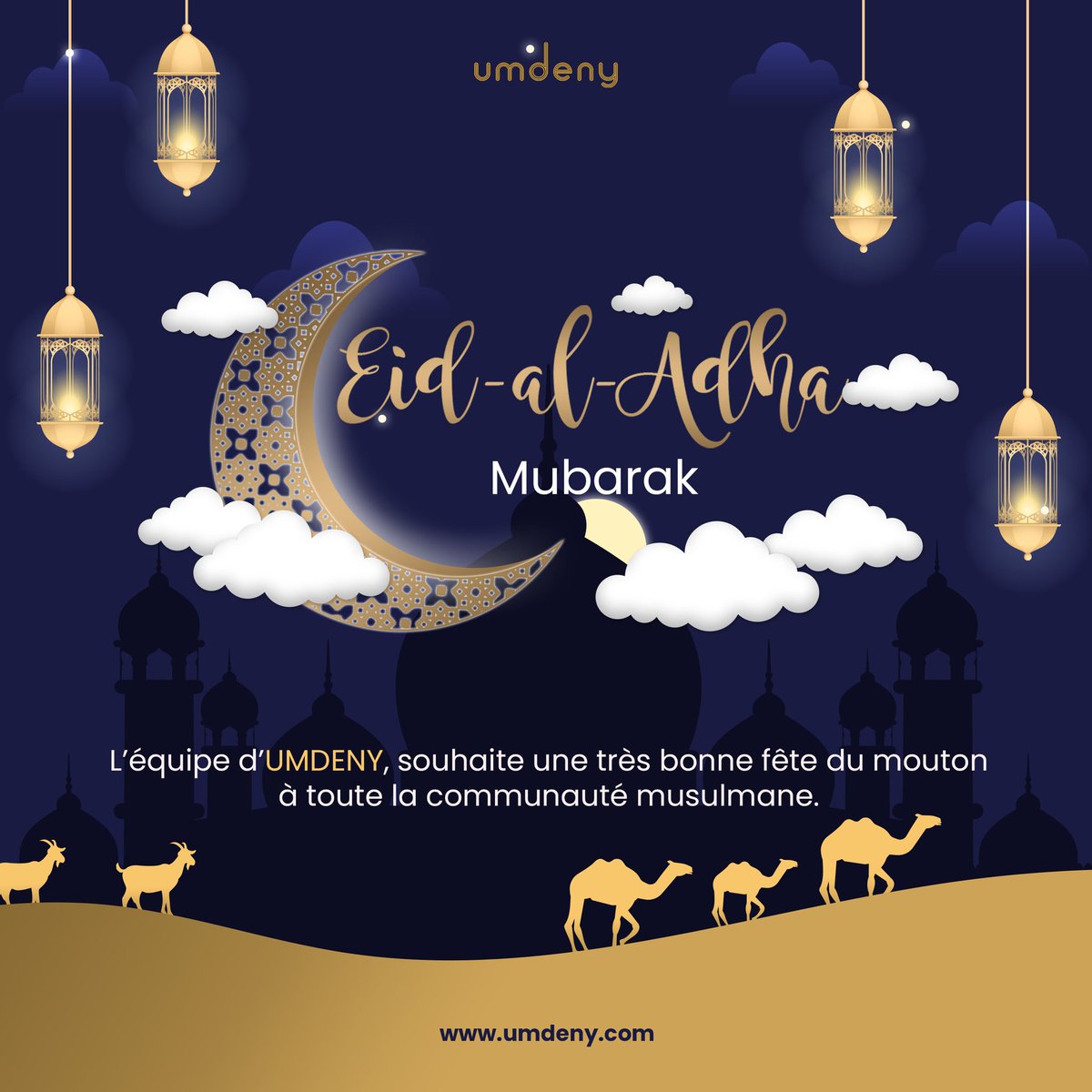 umdeny's tweet photo. Bonne fête de l'Aïd à toute la communauté musulmane https://t.co/PEyuoe5Bh1