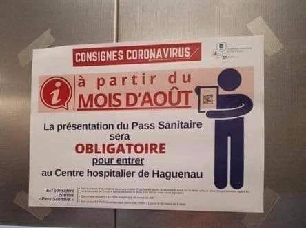Si vous n’êtes pas vacciné, l’hôpital de Haguenau refusera de vous accueillir dans ses locaux. Alors que la loi est toujours en discussion, les hôpitaux complices jubilent à l’idée de fermer leurs portes à 30 millions de Français. Ces zélateurs oublient qu’on paye la Sécu aussi !