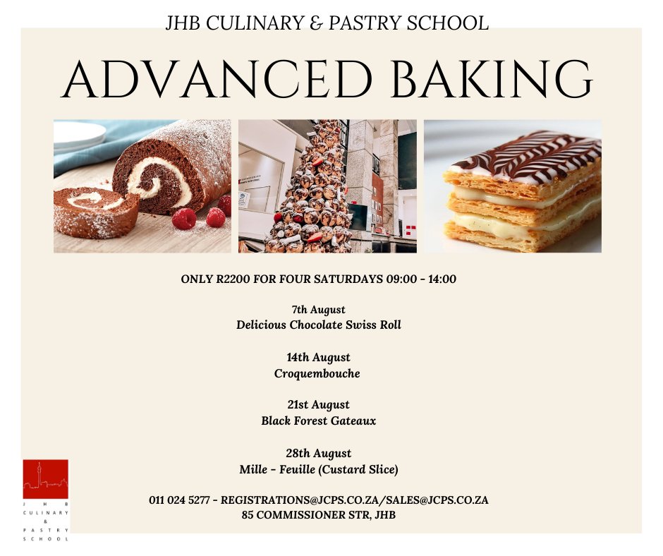 Jhb Culinary Pastry School Jcpschool Twitter Jhb Culinary Pastry School Jcpschool Twitter