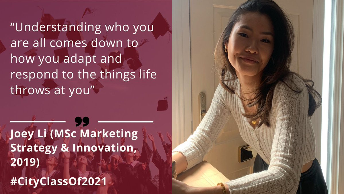 Graduation is one week away today! 🎓
To celebrate the achievements of our 2021 graduates in a particularly challenging year, our alumni have shared some key advice and words of wisdom with them ✨

Starting with <a href="/leiho_uk/">Leiho</a> founder, Joey Li! #CityClassOf2021