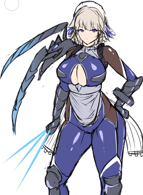 対魔使用人サクヤ(Newスーツ) 