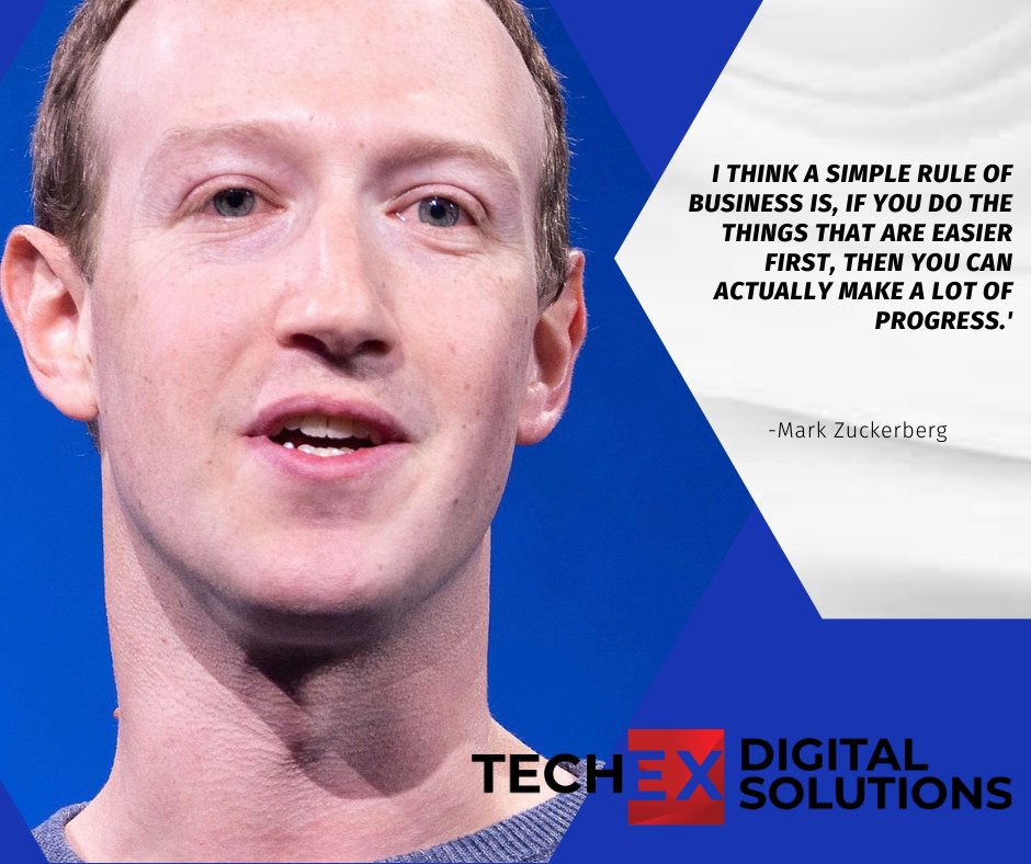 DigitalTechex's tweet image. Happy #ChooseDay! Here&apos; a #motivationalquote from #techentrepreneur, Mark Zuckerberg. #technology #inspiration #InspirationalQuotes