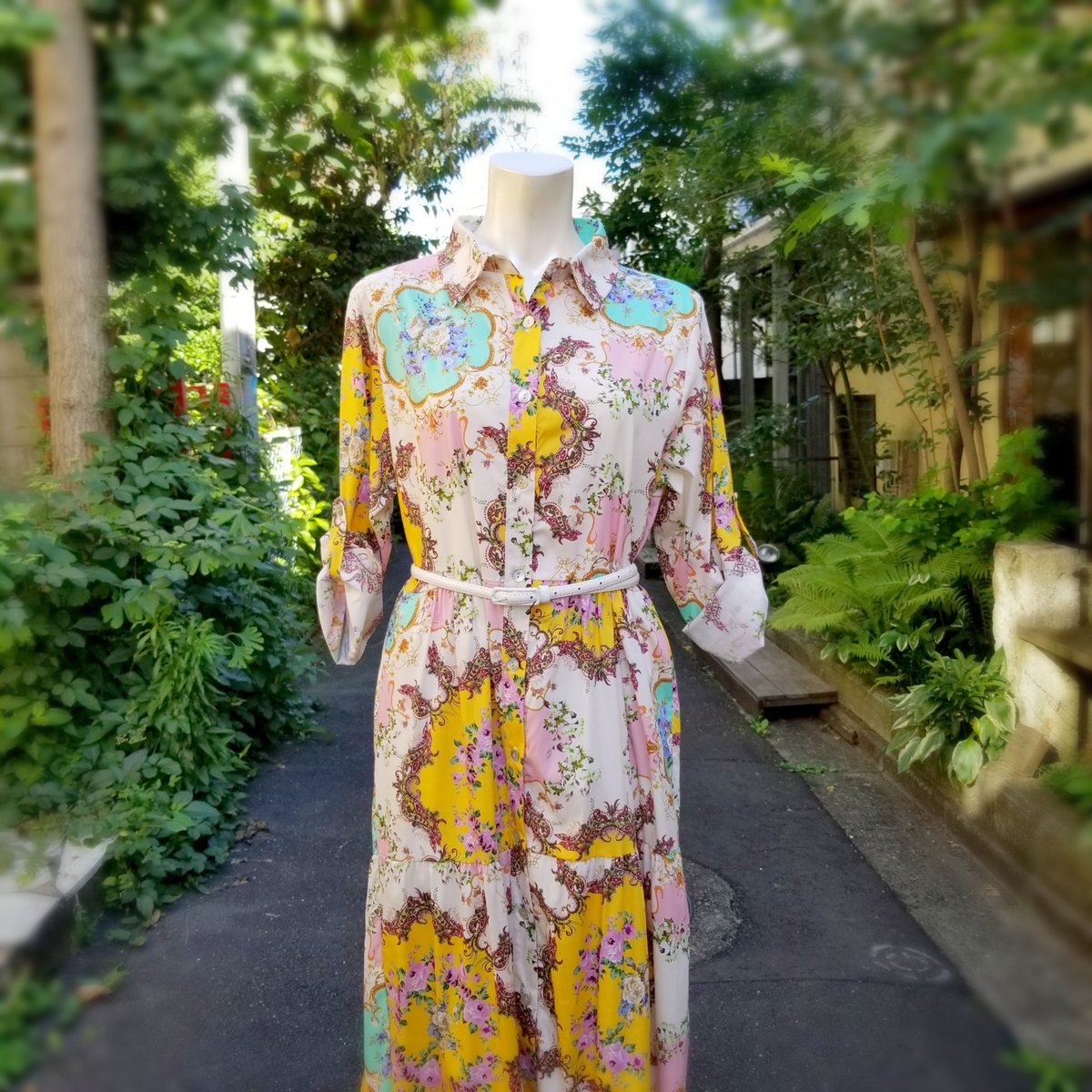 代官山chocolate ショコラータ Futurum 10 670 Tax In ベルト別売り 913 Tax In 代官山ショコラータ ワンピース専門店 イタリアブランド