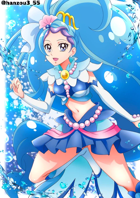 久しぶりにキュアマーメイドを描いてみました☆
みなみさん、誕生日おめでとう〜♪☺️🎂🎉
#海藤みなみ生誕祭2021 
#海藤みなみ生誕祭 
#キュアマーメイド生誕祭 
#キュアマーメイド生誕祭2021 