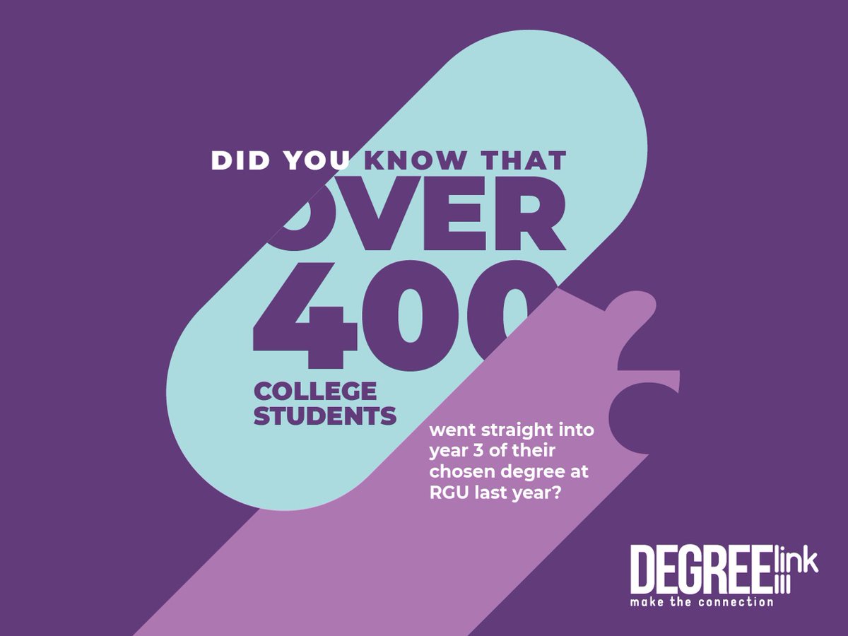 NESCollege's tweet image. NESCol can be an excellent stepping stone to University. Last year over 400 college students went straight into year 3 of their chosen Degree at RGU after completing an HND. We also have links with several other Scottish universities. Find out more:
nescol.ac.uk/university-lin…