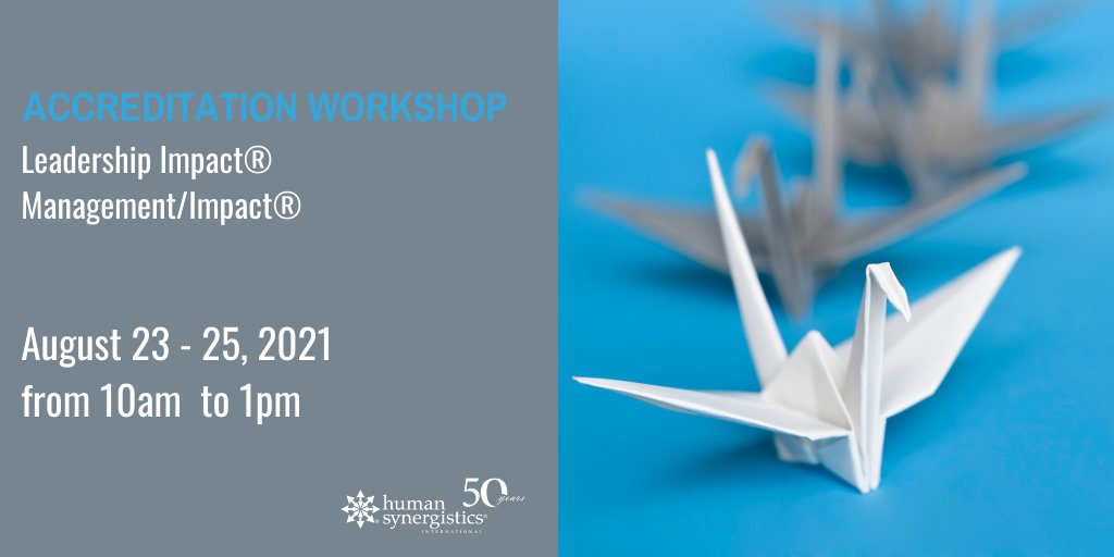 HS_InterConnext's tweet image. #WORKSHOP
The pandemic may be over for the most part, but nonetheless, it is useful as a #leader to know the extent to which you are influencing and shaping others. 
Join our Impact Workshop and learn more about yourself and your impact on others. bit.ly/3mpR6M5