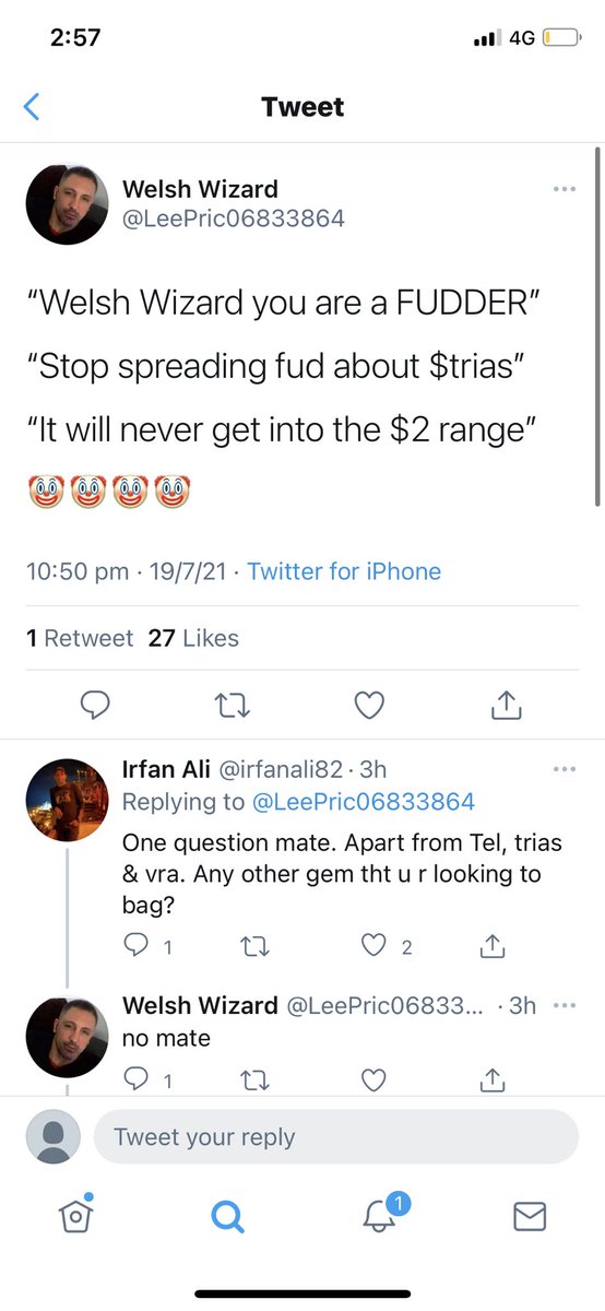 SadafJadran's tweet image. A following built purely on insulting the same thing he represents; moonboys &amp;amp; misinformation. 
19/05 - I tweeted about putting a $trias buy order @ $5-6. I was told “no chance” 
19/07 - a tweet from the man himself calling $trias @ $2 “too expensive”
Stop hating. Humble yourself