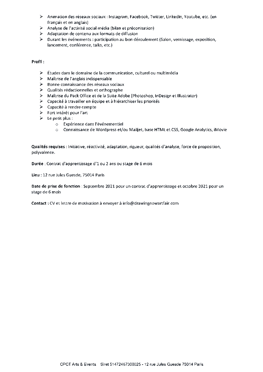 🔎 On recrute ! Un.e assistant.e communication web en contrat d'apprentissage ou en stage de longue durée à partir de septembre ou octobre 2021.
✏️ N'hésitez pas à partager !
bit.ly/3ryQ8zT
#offre #apprentissage #alternance #recrutement #communication #web #digital