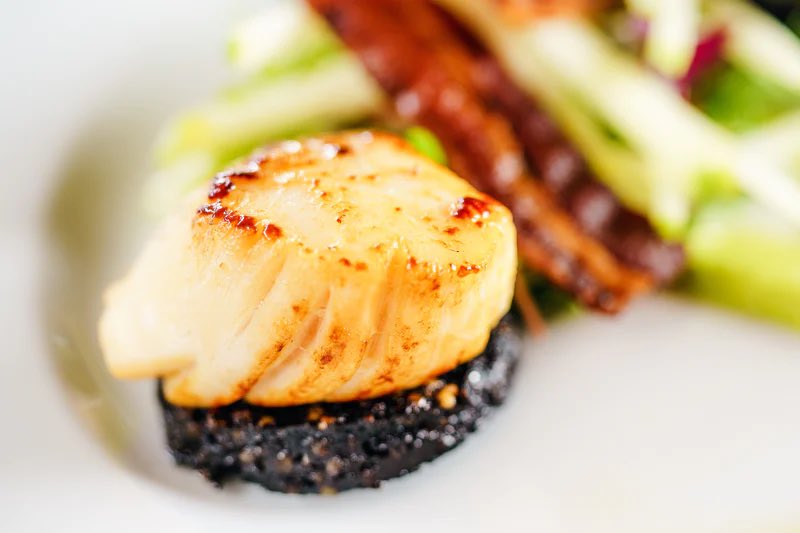 K O'Connell's Fishmonger (@k_fishmonger) on Twitter photo Since our #FishOfTheWeek is Scallops, we have a beautiful recipe for Pan Seared Scallops with Black Pudding and Rocket Leaves with Streaky Bacon.
Check out our fleet to see how to make this dish in just a couple of steps.
<a href="/dunnesstores/">Dunnes Stores</a> <a href="/EnglishMarket/">The English Market</a> Since our #FishOfTheWeek is Scallops, we have a beautiful recipe for Pan Seared Scallops with Black Pudding and Rocket Leaves with Streaky Bacon.
Check out our fleet to see how to make this dish in just a couple of steps.
<a href="/dunnesstores/">Dunnes Stores</a> <a href="/EnglishMarket/">The English Market</a>