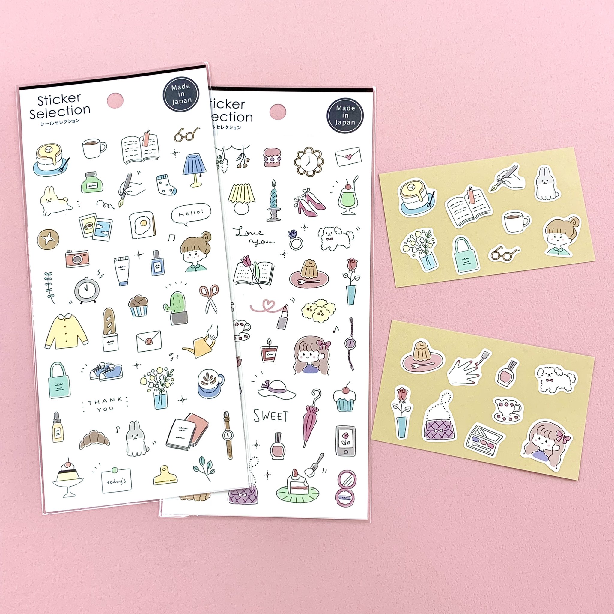Gaia Co Ltd ゆるゆるなイラストの ゆるナチュラル ゆるフェミニン シールが登場しました ほっこりかわいいものが好きな子 と流行に敏感で女の子らしいものが好きな子 の好きなものを詰め込んでいます ゆる い線画のイラストと淡い色合いをお