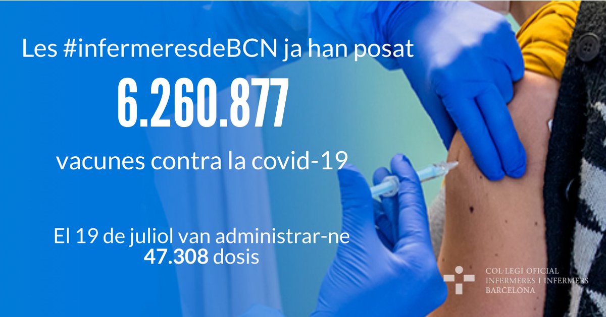 Moltes gràcies, #infermeresdeBCN! #VacunaCOVID19