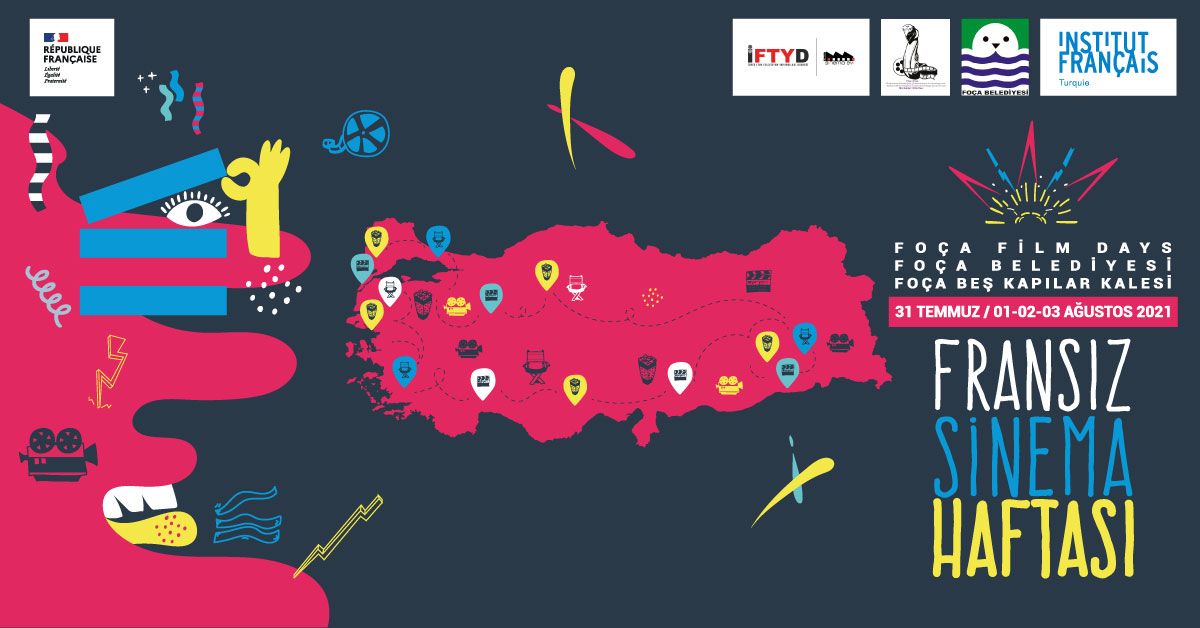 🎥 Fransız Sinema Haftası Foça'da! 🍿
Institut français Türkiye'nin gezici sinema festivali "Fransız Sinema Haftası" Foça Beş Kapılar Kalesi'nde 31 Temmuz - 3 Ağustos tarihleri arasında  gerçekleşecek. Detaylı bilgi için 👇
buff.ly/2U9y82n
<a href="/FocaBelediyesi/">Foça Belediyesi</a>