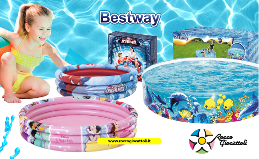 Caldo estivo? Rinfrescati con le piscine Bestway! Su roccogiocattoli.it

#roccogiocattoli #shoponline #piscina #vacanze #piscina #relax #estate #pool #summer #mare #swimmingpool #italia #italy #sun #sole