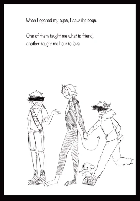 Then finally, father find his son. 