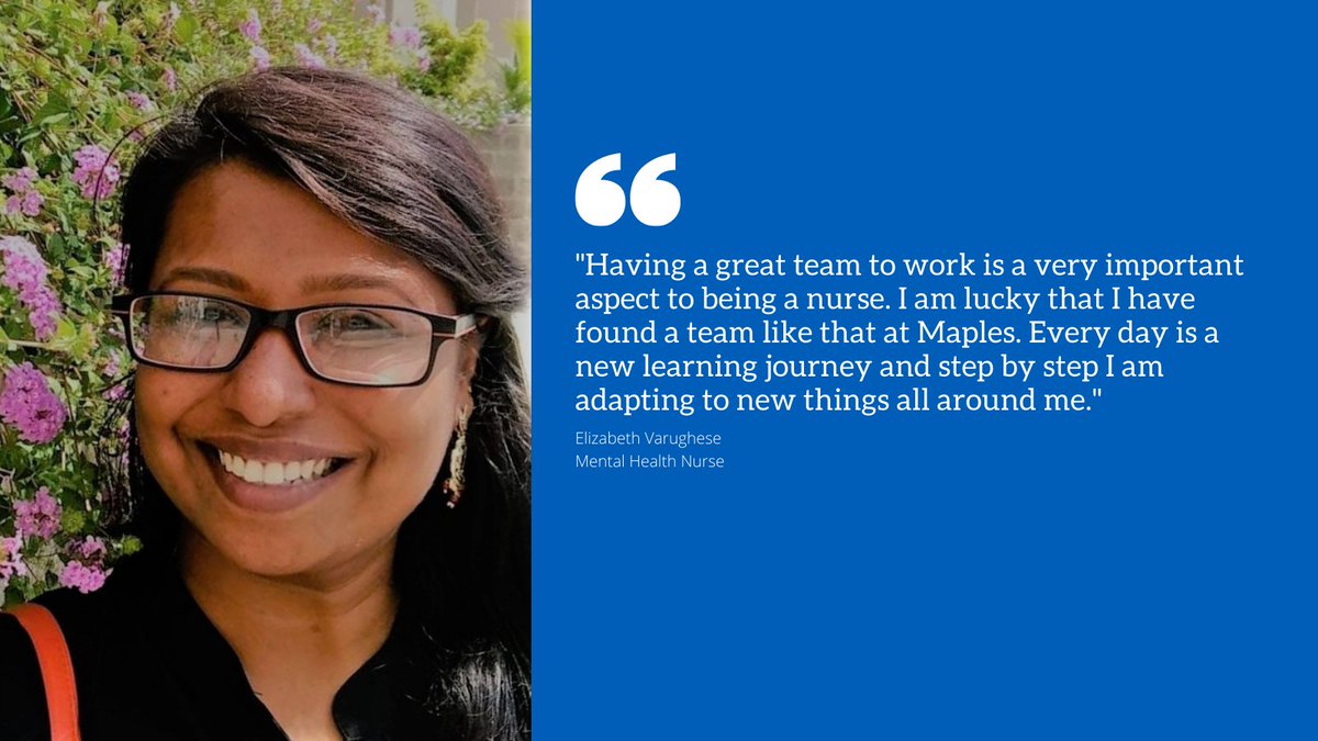 SolentNHSTrust's tweet photo. Elizabeth Varughese, mental health nurse, joined Solent earlier this year after moving from India as part of an international recruitment drive. We loved hearing what makes Elizabeth #proud to be #TeamSolent⭐️ Welcome to the team Elizabeth!
#HeartOfSolent #SolentDifference https://t.co/7VXSlOGOK9