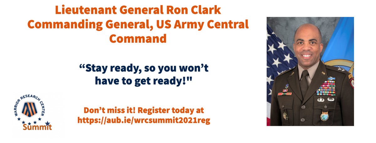 Lieutenant General Ron Clark is our second keynote speaker for the @WarriorAuburn Tactical Athlete Summit. We hope to see you there!