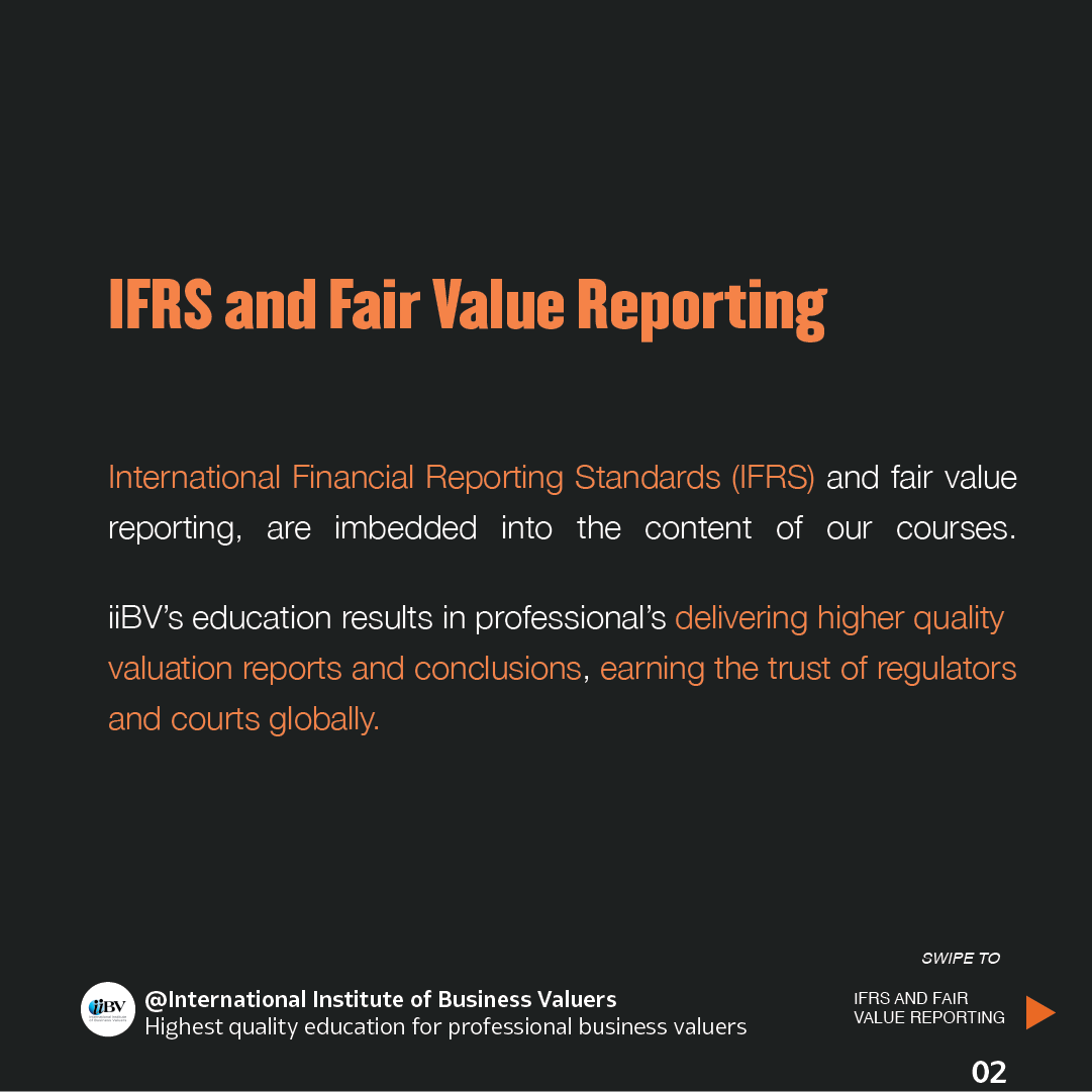 iiBVNews's tweet photo. Are you looking for high-quality business Valuation education, and worldwide accreditation?
The iiBV’s mission is to provide the highest quality of professional education in business valuations, globally.
#businessvaluers #businessvaluation #iibv #BV #valuereporting https://t.co/FU6h380jME