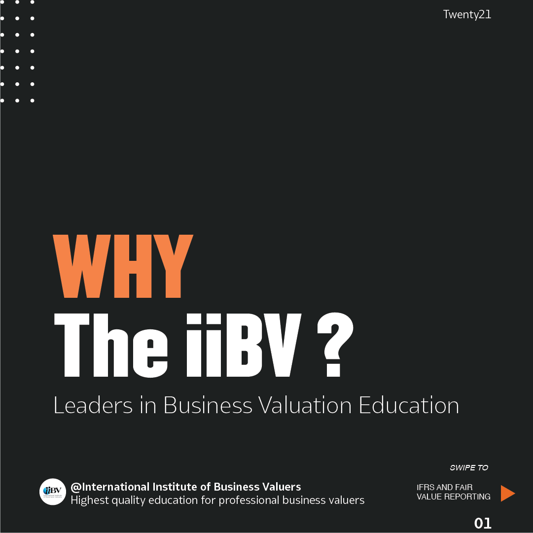 iiBVNews's tweet photo. Are you looking for high-quality business Valuation education, and worldwide accreditation?
The iiBV’s mission is to provide the highest quality of professional education in business valuations, globally.
#businessvaluers #businessvaluation #iibv #BV #valuereporting https://t.co/FU6h380jME