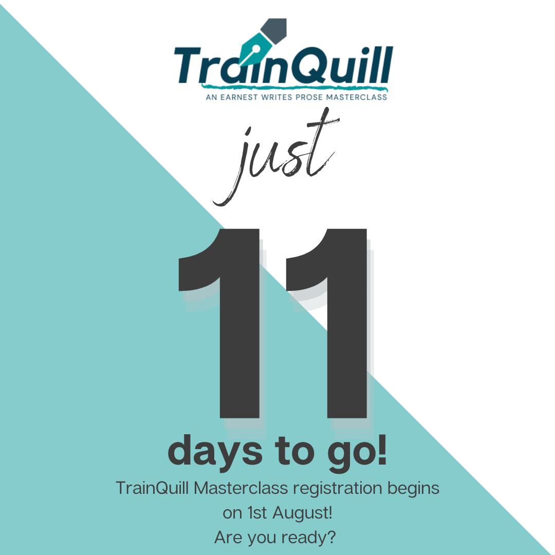 EarnestWrites's tweet photo. 11 DAYS MORE TO OPENING OF REGISTRATION PORTAL

Do you ever dream of writing a novella or novel? 

Then, TrainQuill is here for you! Let us teach you how to write and give you the best coaches that would help you put into practice what you're taught. 

Never miss the opportunity! https://t.co/2t6bVaQaz6
