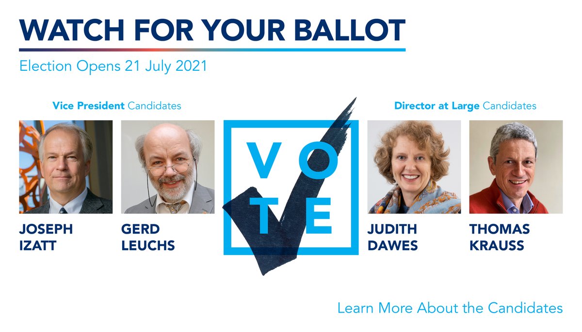 OpticaWorldwide's tweet photo. #OSAMembers -- Watch out for #OSAElections ballots opening 21 July through 17 September for #OSA 2022 offices. Members will receive their online ballots via email. 
Results will be announced at the Annual Business Meeting at #FiO21 on 02 November 2021. https://t.co/1ZAYjfzHOz https://t.co/4UNG47q4GM