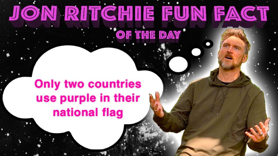 JonRitchieFacts's tweet photo. Another fun fact: purple is my favorite color https://t.co/fDg28NrAtd