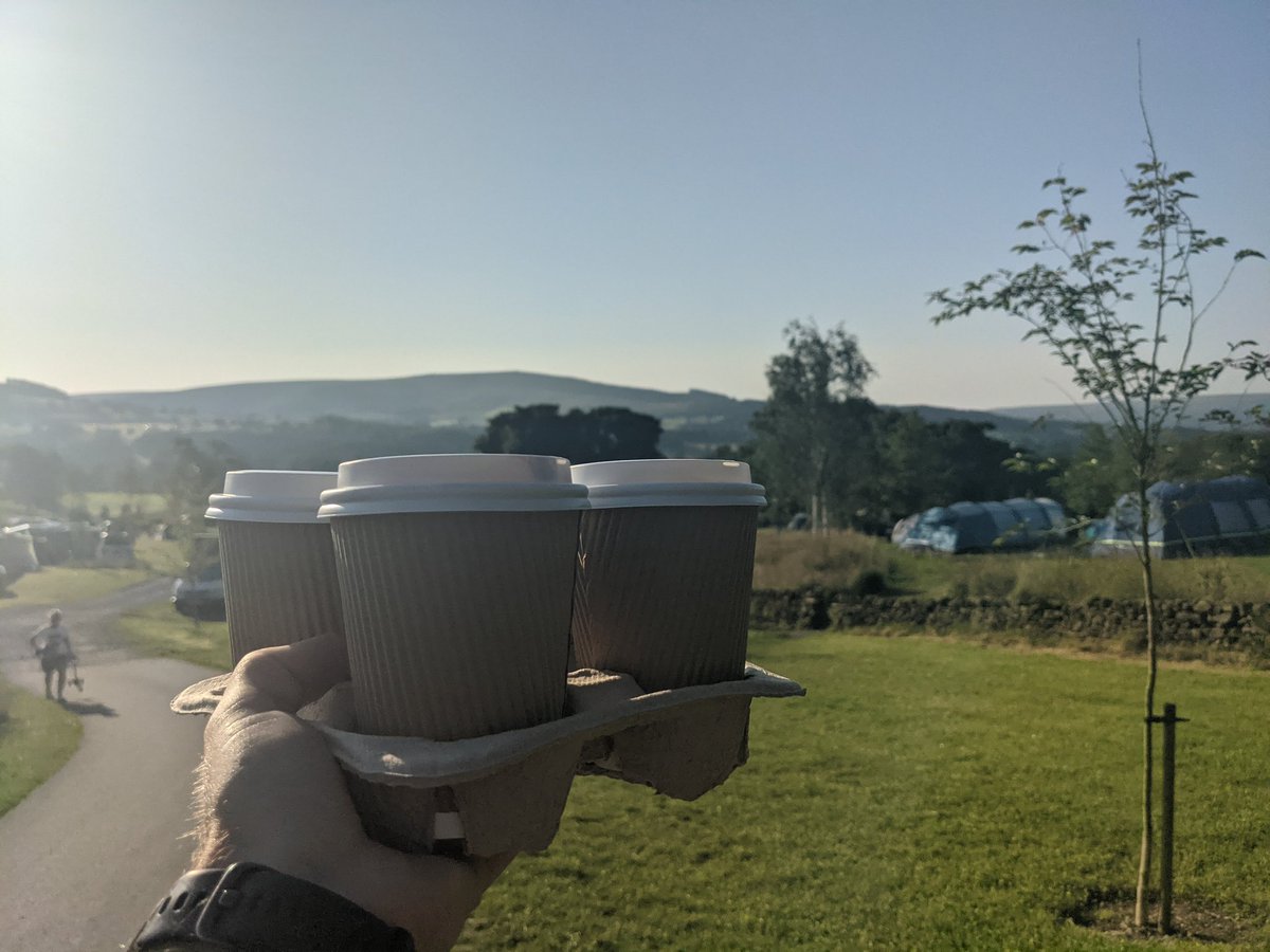 fivegocamp's tweet photo. Can't beat a proper coffee first thing. ☕

#Camping
#CatgillFarm 
#CampLife
#TentLife
#CampingUk
#YorkshireDales 
#FamilyCamping 
#FamilyOfFive 
#FiveGoCamping https://t.co/xXuzcPgWSg