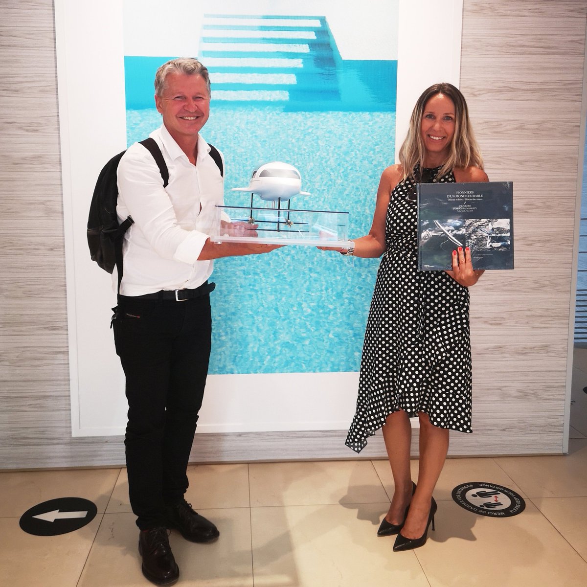 AnneLaureBEAUD2's tweet photo. Hâte de recevoir Alain @Alain_Thebault  sur #SaintCyrSurMer aux Lecques avec 
#bubblefly #activitésnautiques #ecologie #boat #environnement https://t.co/FGaceTiUZ5
