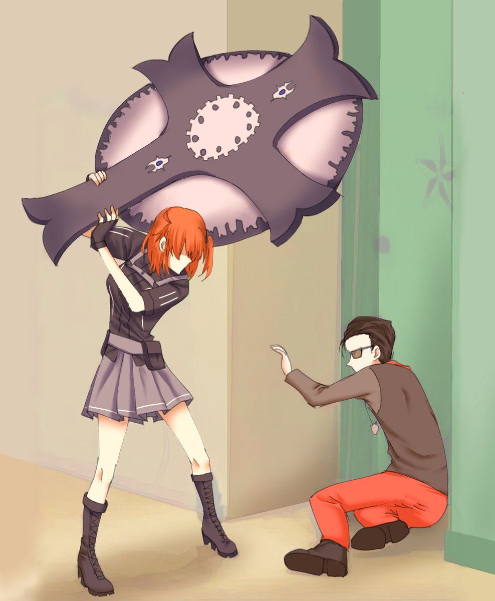 FGO】マシュの盾でベリルを叩こうとするぐだ子
