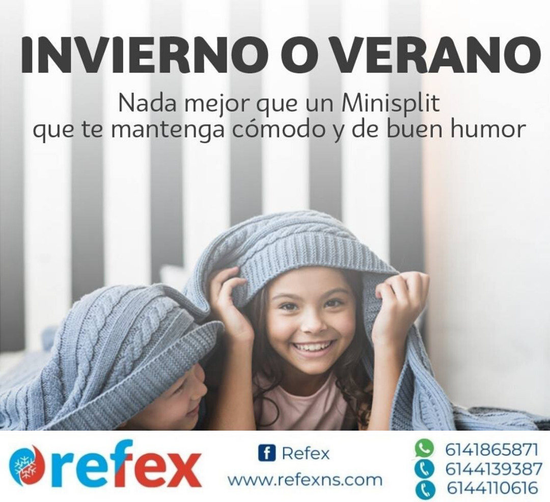 Refex7's tweet image. Olvídate se sufrir por el clima en casa  #clima #minisplit #refex