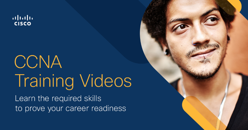 LearningatCisco's tweet photo. Access FREE training videos from Cisco and start learning the skills you need launch your IT career.