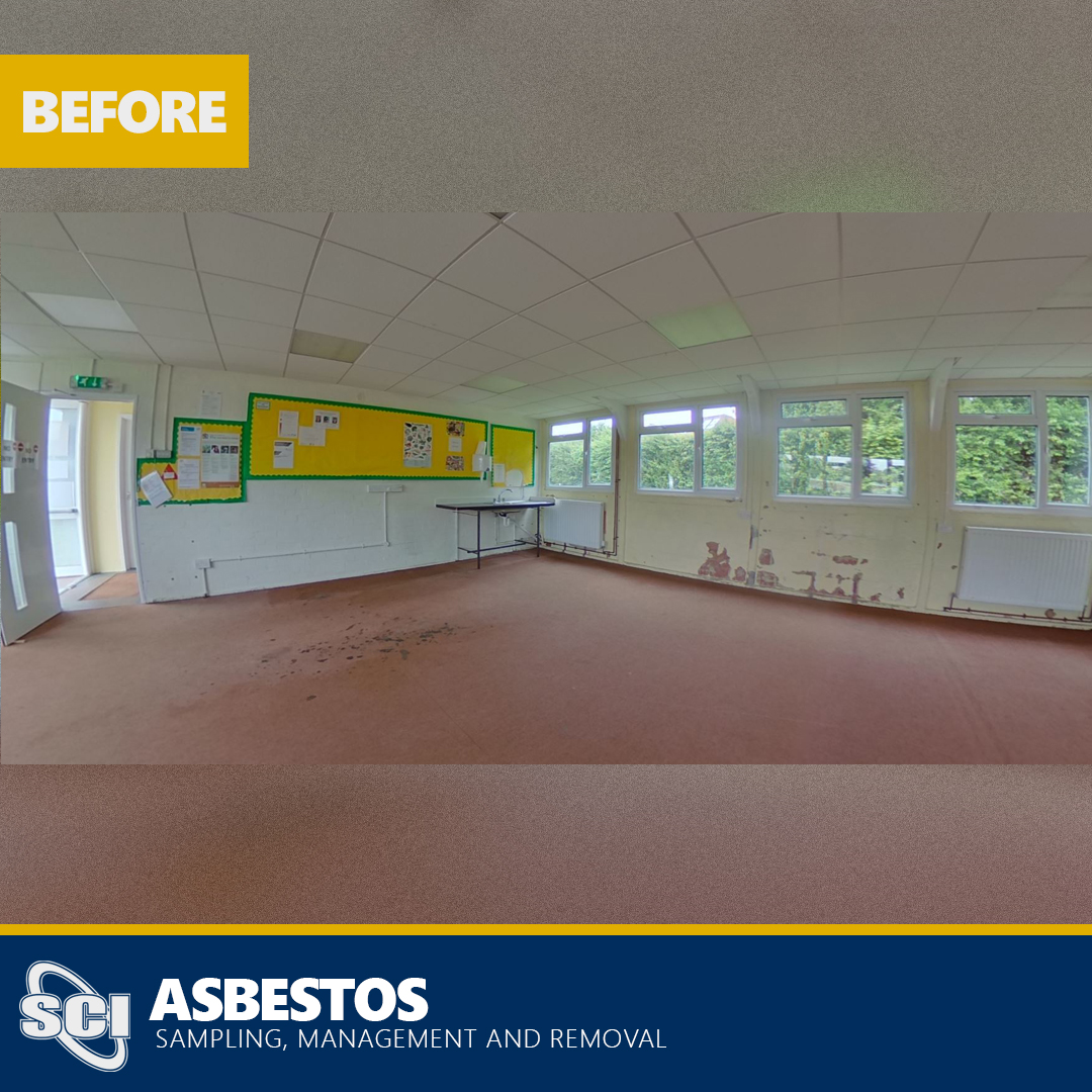 SCIEnviroGroup's tweet photo. Primary #school contents clearance and #asbestos floor removal. https://t.co/2TRsTbYTnx