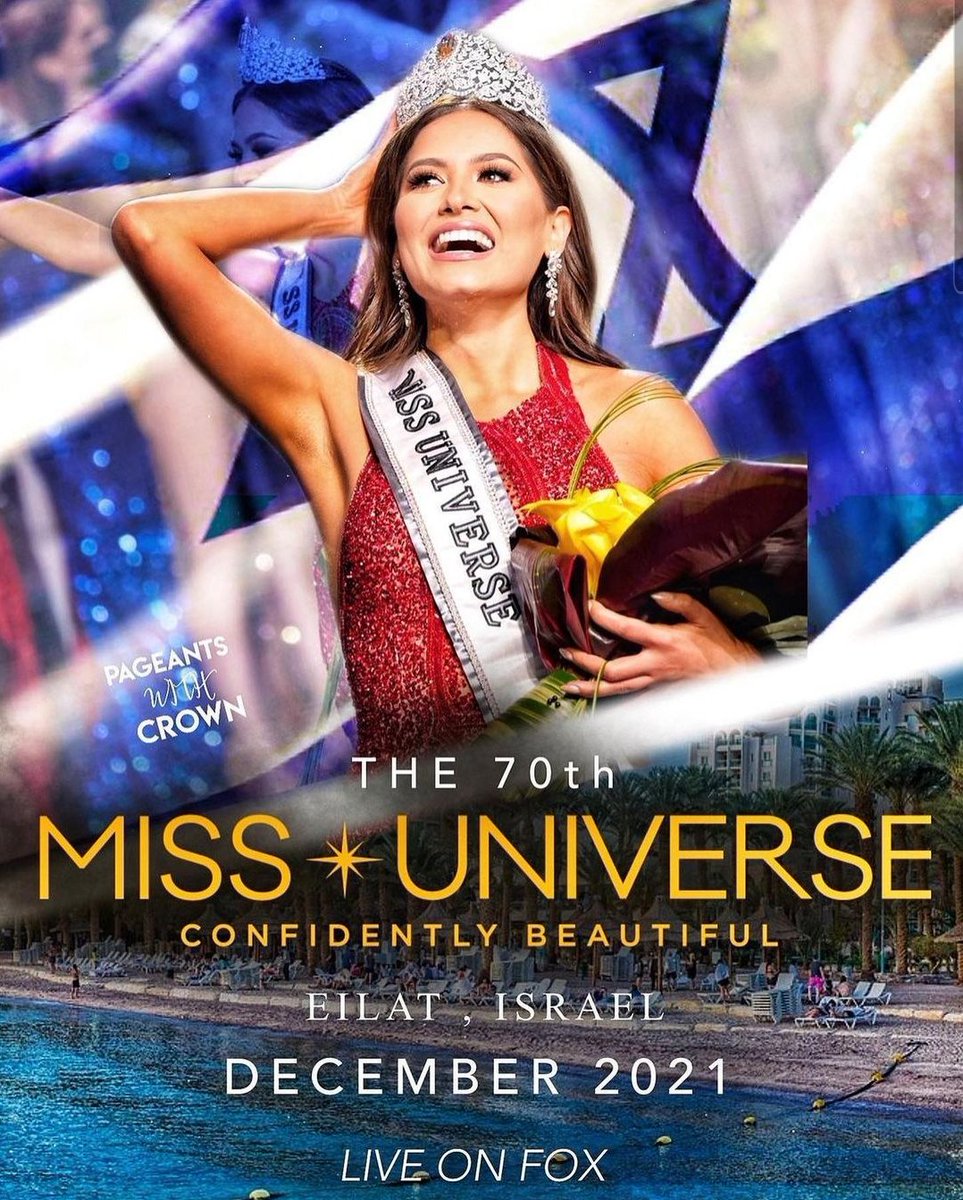 EILAT, ISRAEL 🇮🇱. SEDE DE LA EDICIÓN 70 DE MISS UNIVERSE. 👑

Por primera vez en la historia el concurso <a href="/MissUniverse/">Miss Universe</a> se realizará en Israel. Donde <a href="/andreameza/">Andrea Meza</a> 🇲🇽 coronará a sucesora. 😍

#MissUniverse #MissUniverso
#Israel #Eilat #AndreaMeza
#Telemundo #Fox #TvAzteca