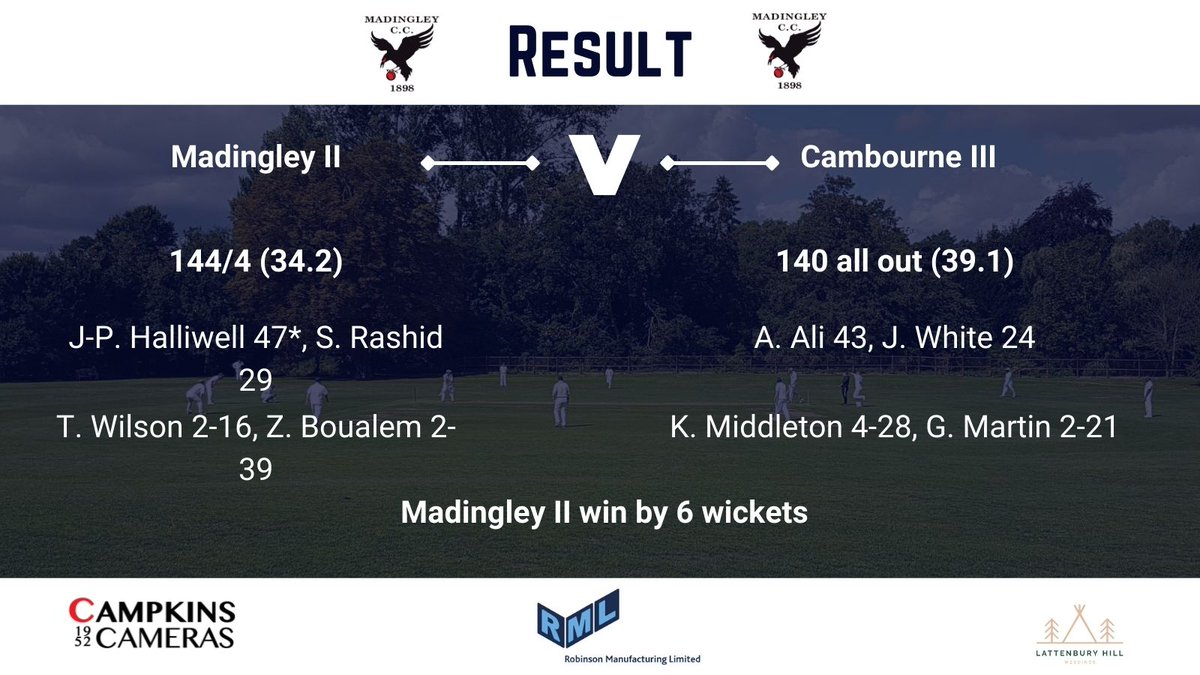 Madingley Cricket Club tweet media