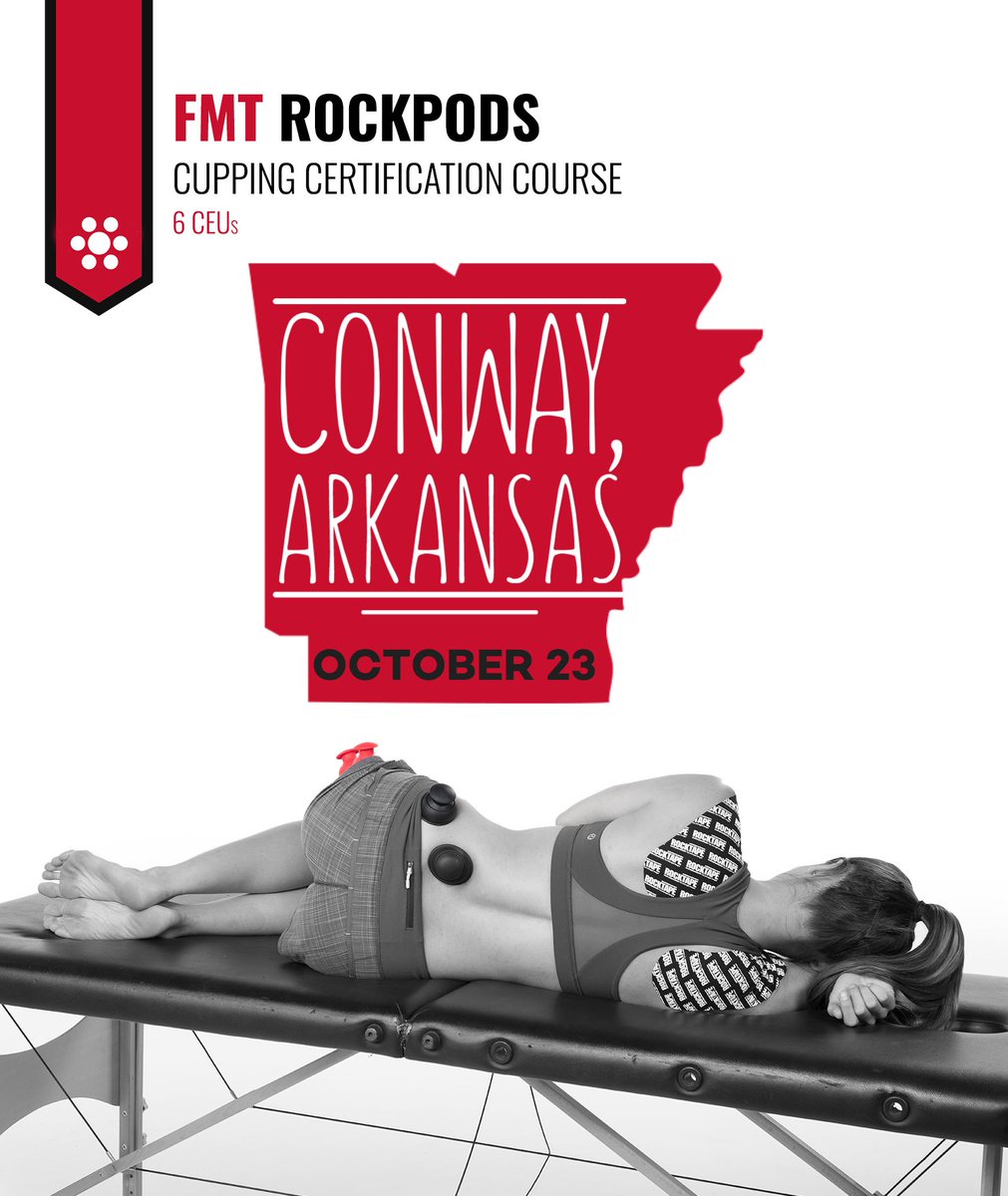 Rocktape's tweet photo. #ConwayAR - Get CEUs for #cupping & flossing in October! Tag an #Arkansas colleague & RSVP early for a discount (promo code listed in course description) here:
https://t.co/071bUpLETu #sportsmassage #ArkansasAthletics #LittleRock #NorthLittleRock #CabotAR #RussellvilleAR https://t.co/WEJtYdqdxw