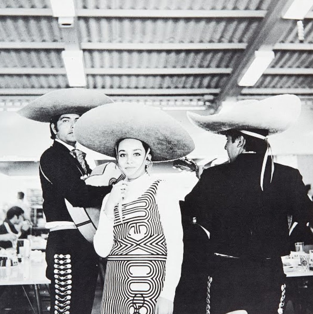 This week #Tokyo2020 opens! 

Check out ‘Mexico 1968: the first global look’ from <a href="/olympicmuseum/">The Olympic Museum</a> to see how sport is wrapped up in history, culture, design, technology and sociology. 

CFP deadline for our Sport and Leisure conference is 1 September 2021 dresshistorians.org/cfp-sport/