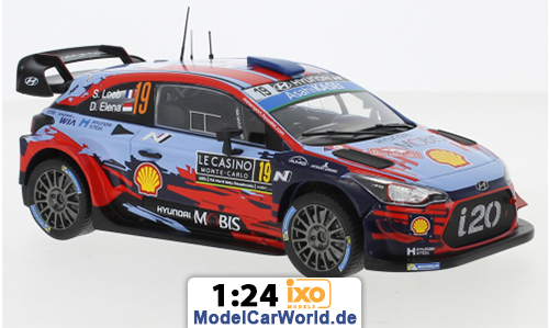 ModelCarGroup's tweet photo. Hyundai i20 WRC No.19 Monte Carlo Rally 2019, from IXO, scale 1:24 is now available at Modelcarworld: https://t.co/vuWRjbQE2x #diecastcar #modelcars #carpassion #passionforcars #carfans #modelcarcollector #diecastcarcollector #scalemodel #diecastmania #modelcarworld #scale24 https://t.co/C28hb8ONsA