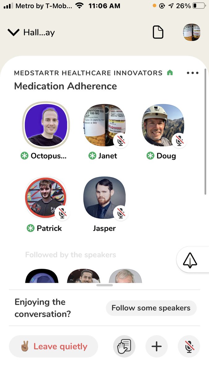 JanetManningRN's tweet image. ⁦@Clubhouse⁩ ⁦@MedStartr⁩ #medtech #medbot #cardiobot ❤️😊