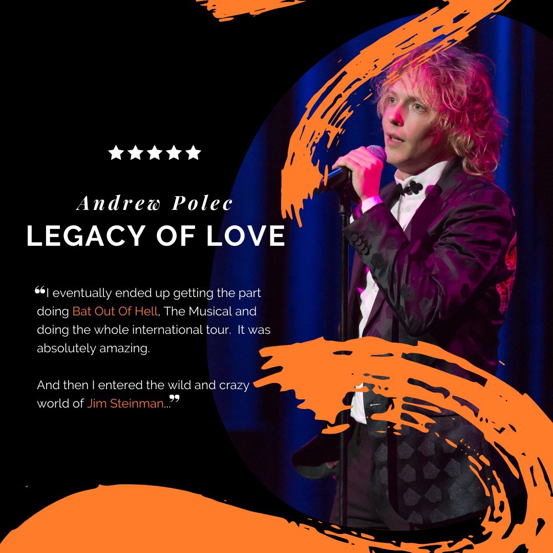 PolecFans's tweet photo. 🔥🔥🔥 LEGACY OF LOVE 🔥🔥🔥
Hear some old favourites, plus some of @AndrewPolec ‘s!!

This is a very personal show that offers insight into Andrew’s Bat journey, what Jim means to him and how he has dealt with the pandemic.

Link to Tickets in bio, plus $5 discount code LEGACY https://t.co/DWIuT4jSDx